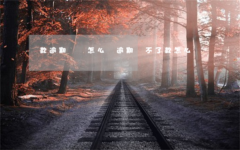 貸款逾期沒還怎么辦(逾期還不了款怎么辦)