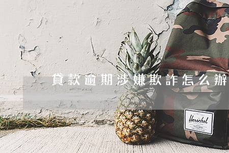 貸款逾期涉嫌欺詐怎么辦(涉嫌貸款詐騙)
