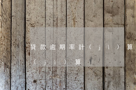 貸款逾期率計(jì)算公式(逾期率怎么計(jì)算)