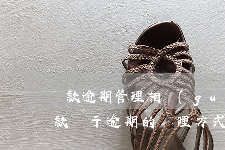 貸款逾期管理相關(guān)措施(小額貸款對于逾期的處理方式)