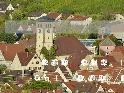 貸款逾期罰息利率標(biāo)準(zhǔn)（貸款逾期罰息利率）
