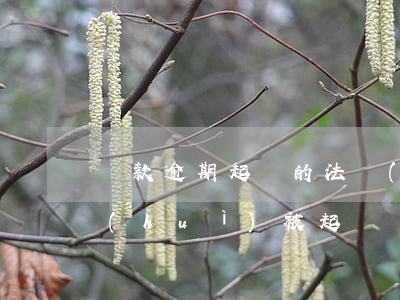 貸款逾期起訴的法規(guī)(逾期貸款會(huì)被起訴嗎)