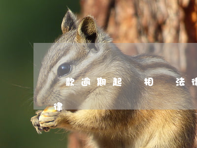 貸款逾期起訴相關法律(貸款逾期起訴相關法律)