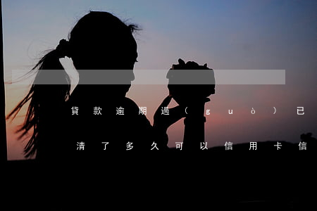 貸款逾期過(guò),已經(jīng)還清了多久可以信用卡（信用卡逾期后馬上還款）