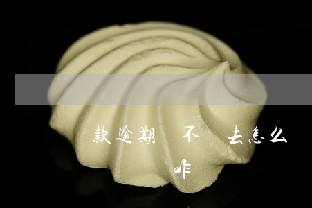 貸款逾期還不進去怎么辦(各種貸款逾期時間長沒錢還咋辦)