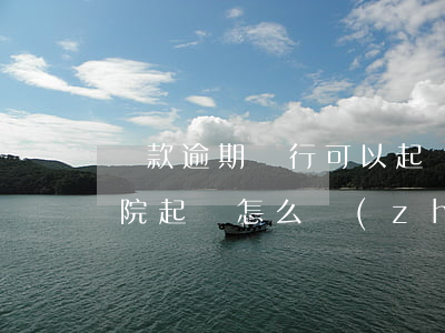 貸款逾期銀行可以起訴嗎(銀行貸款逾期了法院起訴怎么執(zhí)行)