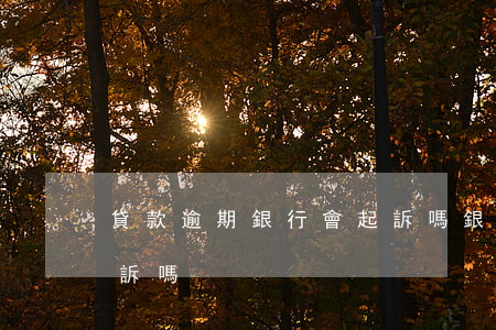 貸款逾期銀行會起訴嗎(銀行貸款逾期了會起訴嗎)