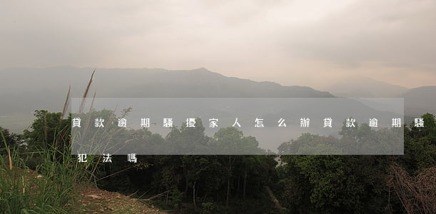 貸款逾期騷擾家人怎么辦(貸款逾期騷擾家人犯法嗎)
