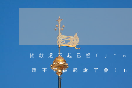 貸款還不起已經(jīng)立案(如果貸款還不了被起訴了會(huì)怎么樣)