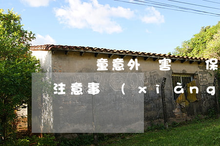 購買兒童意外傷害賠償保險(xiǎn)的注意事項(xiàng)