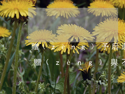 贈(zèng)予后還能繼承嗎(為什么繼承贈(zèng)與不能同時(shí)辦理)