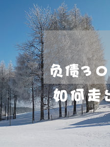负债30万如何走出困境-女人负债30万如何走出困境