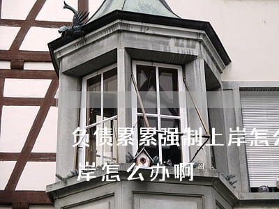 负债累累强制上岸怎么办-负债累累强制上岸怎么办啊