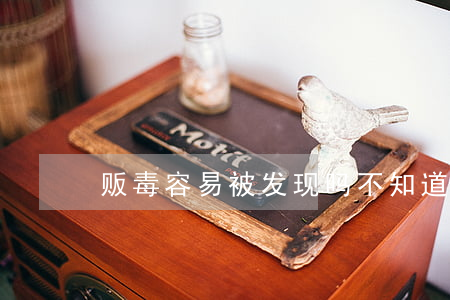 贩毒容易被发现吗(不知道的情况下贩毒)