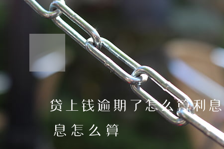 贷上钱逾期了怎么算利息(银行贷款逾期了利息怎么算)