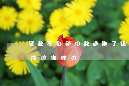 贷款不自动扣款逾期了(银行没有自动扣款造成逾期咋办)