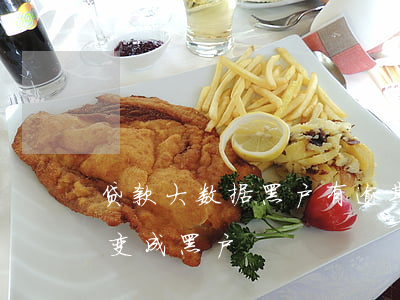 贷款大数据黑户有逾期(银行贷款逾期多久会变成黑户)