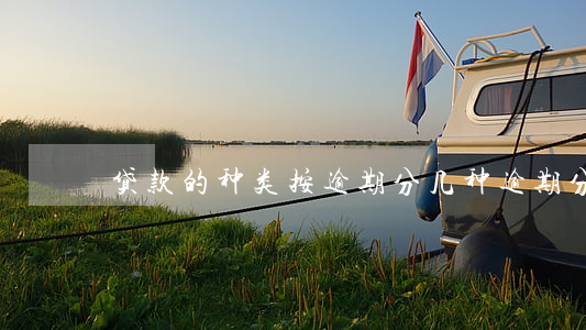 贷款的种类按逾期分几种(逾期分为几类)