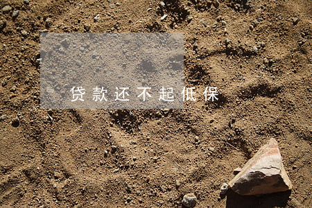 贷款还不起低保