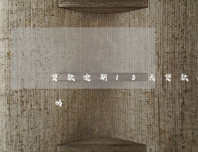贷款逾期18天 贷款如果逾期十多天影响大吗