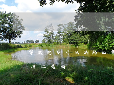 贷款逾期可以消除记录吗(借贷有逾期可以取消记录吗)