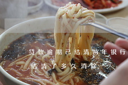 贷款逾期已结清两年(银行贷款逾期如果已经结清了多久消除)