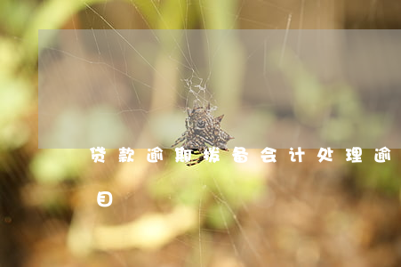 贷款逾期拨备会计处理 逾期贷款计入什么科目