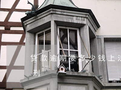 贷款逾期要多少钱上法庭(逾期多少钱会被判刑)