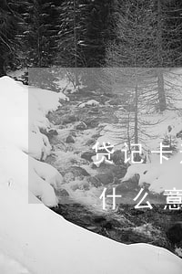 贷记卡逾期月份数1(贷记卡逾期月份数2是什么意思)
