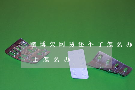 赌博欠网贷还不了怎么办(赌博借了网贷还不上怎么办)