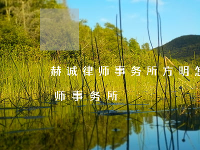 赫诚律师事务所方明怎么联系(北京市明诚律师事务所)