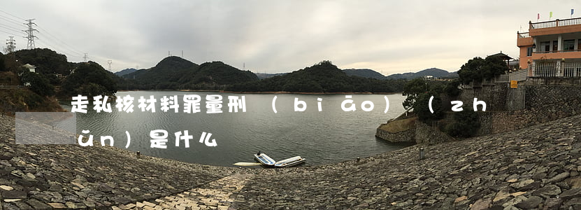 走私核材料罪量刑標(biāo)準(zhǔn)是什么