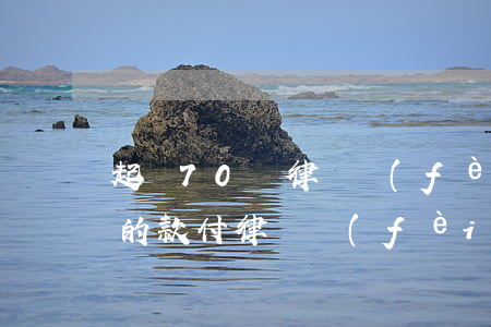 起訴70萬律師費(fèi)要多少(70萬的款付律師費(fèi)多少)