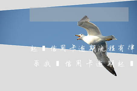 起訴信用卡逾期流程 有律師聯(lián)系我說信用卡逾期起訴了