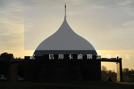 起訴信用卡逾期需要什么材料