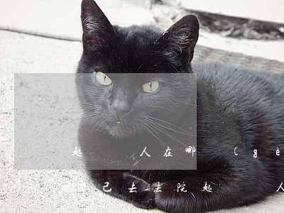 起訴別人在哪個(gè)法院都可以嗎(可以自己去法院起訴別人嗎)