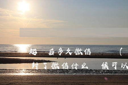 起訴后多久微信會凍結(jié)(法院起訴封了微信,什么時候可以解封)