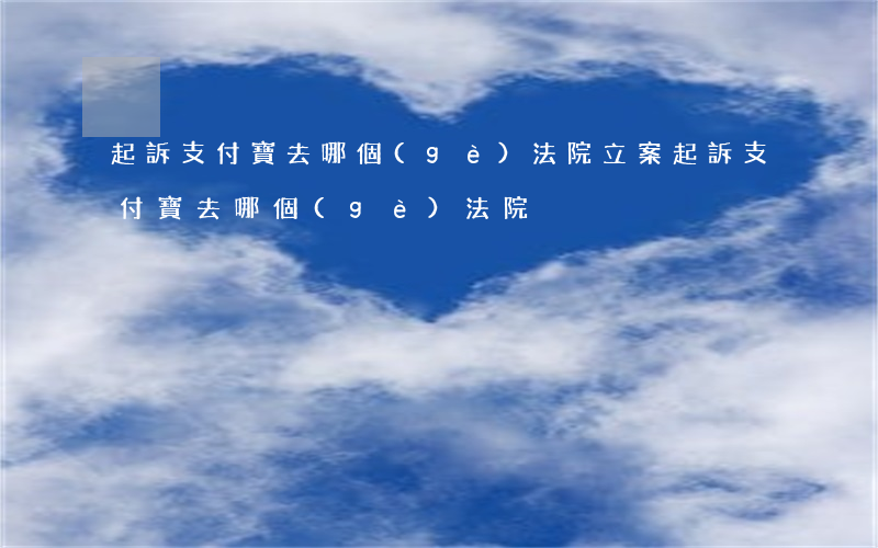 起訴支付寶去哪個(gè)法院立案（起訴支付寶去哪個(gè)法院）