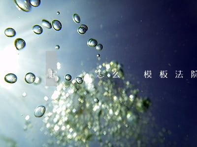 起訴書怎么寫模板(法院起訴書怎么寫模板)