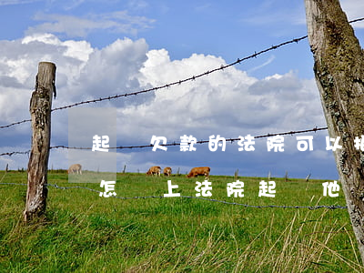 起訴欠款的法院可以拒接受理嗎(欠貨款不給怎樣上法院起訴他) 起訴欠款的法院可以拒接受理嗎(欠貨款不給怎樣上法院起訴他)