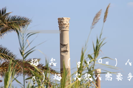 起訴欠錢(qián)人要多少錢(qián) 起訴欠款人需要多少錢(qián)