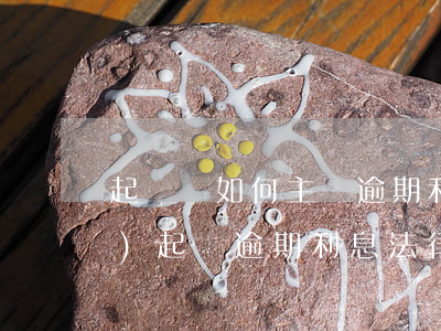 起訴狀如何主張逾期利息-欠錢(qián)起訴逾期利息法律規(guī)定