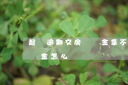 起訴逾期交房違約金拿不到(交房逾期不給違約金怎么辦)