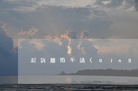 起訴離婚不請(qǐng)律師怎么起訴