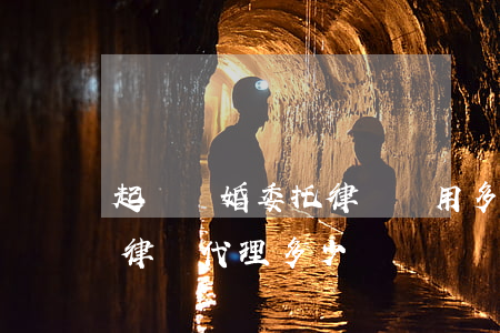 起訴離婚委托律師費用多少錢(訴訟離婚委托律師代理多少錢)