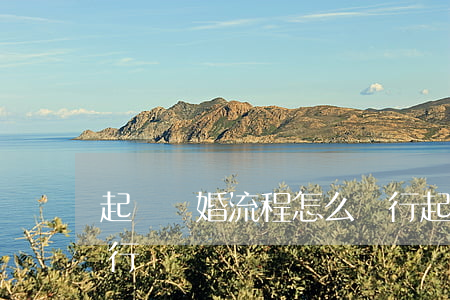 起訴離婚流程怎么進行(起訴離婚流程怎么進行)