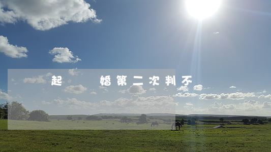 起訴離婚第二次判不離