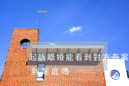 起訴離婚能看到對方有案底嗎(法院的人能看到案底嗎)
