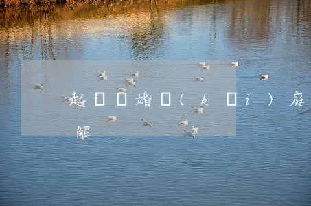 起訴離婚開(kāi)庭前調(diào)解