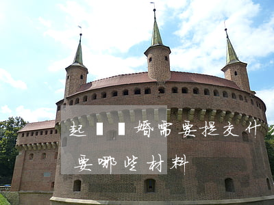 起訴離婚需要提交什么材料(離婚案件起訴需要哪些材料)